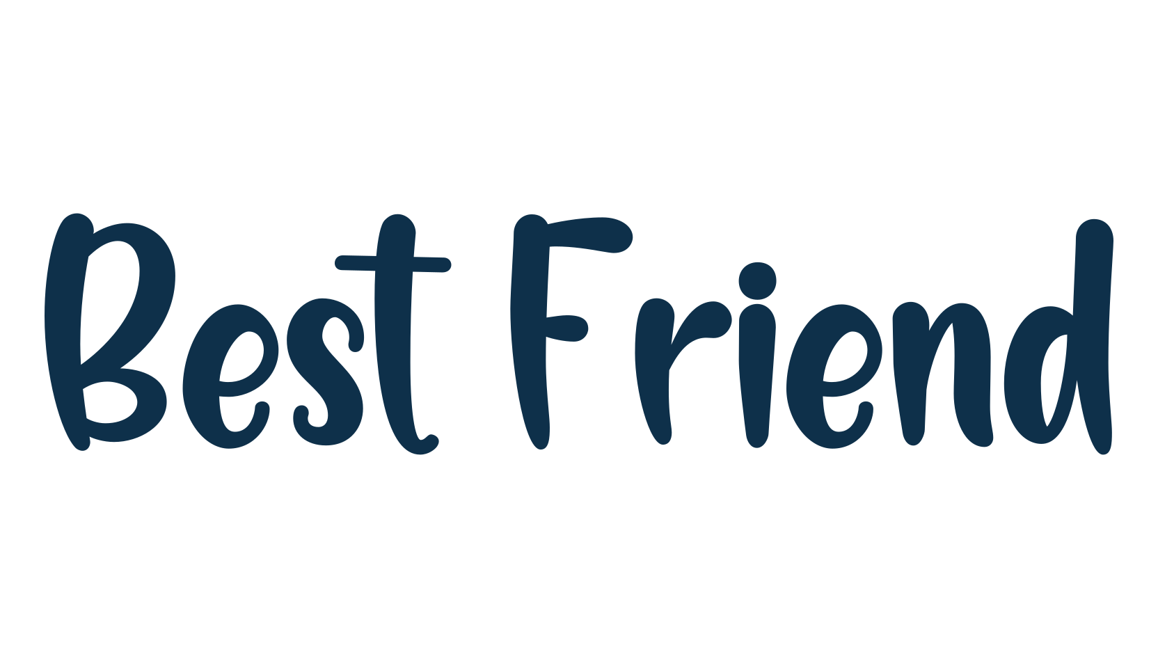 Best Friend (best-friend-4), various font preview