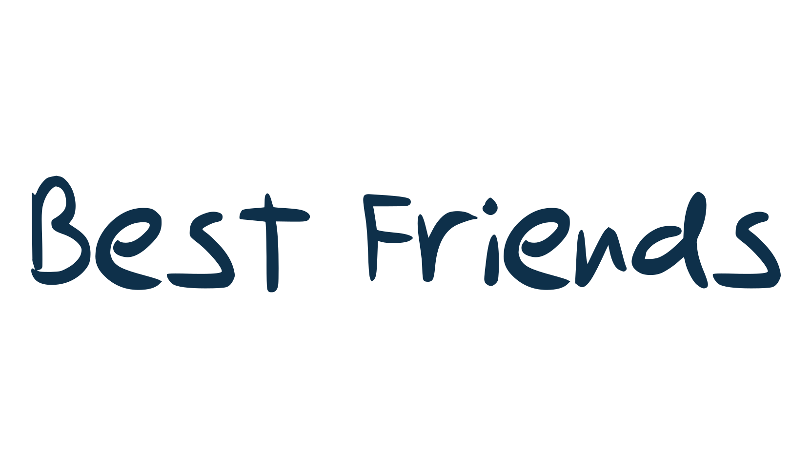 Best Friends, script handwritten fancy decorative calligraphy font preview