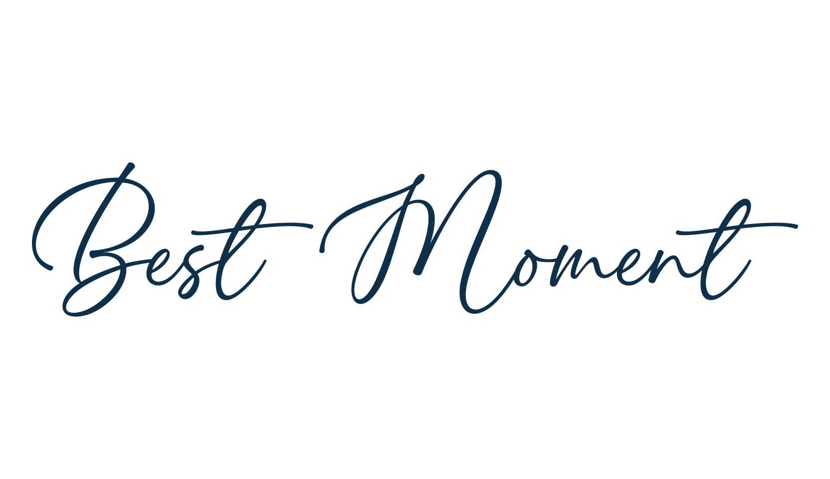 Best Moment (best-moment-2), calligraphy font preview