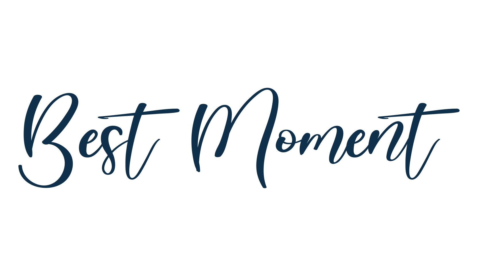 Best Moment, script handwritten fancy decorative calligraphy font preview