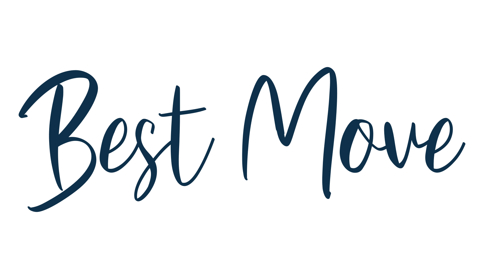Best Move, handwriting font preview