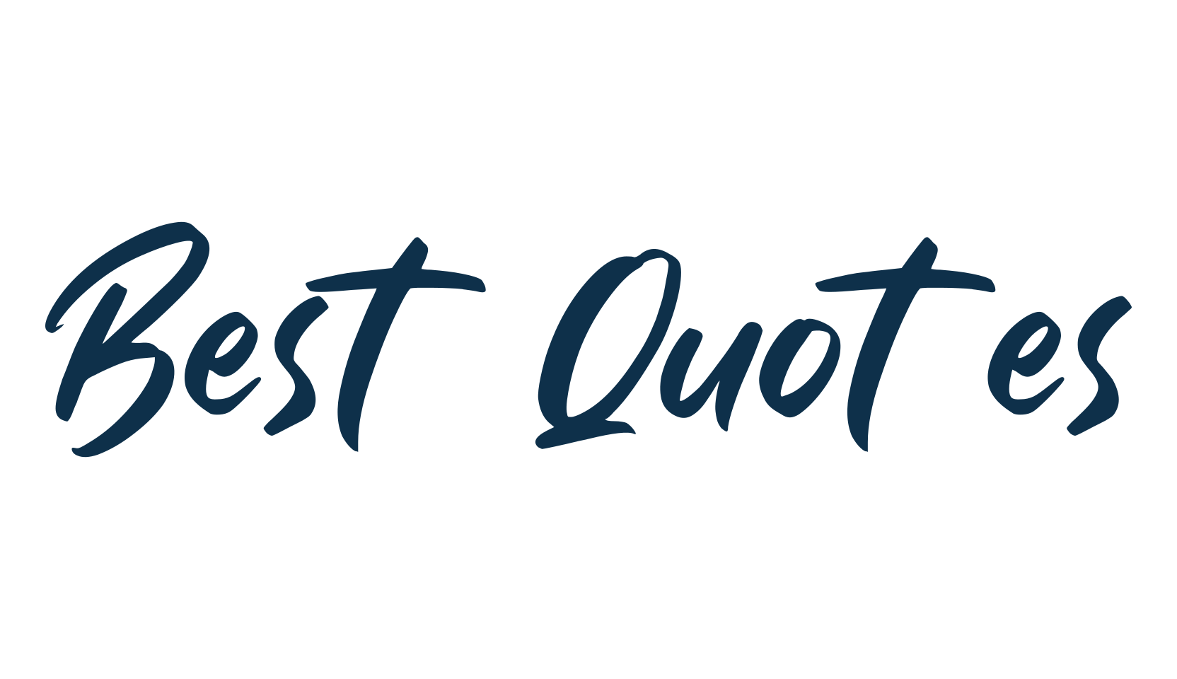 Best Quotes, brush font preview