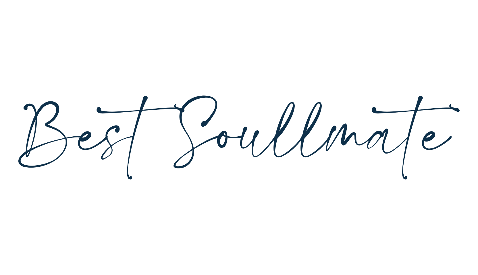 Best Soullmate, script handwritten fancy decorative calligraphy font preview