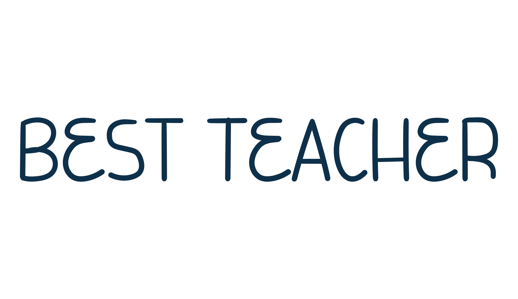 Best Teacher, script handwritten fancy decorative calligraphy font preview