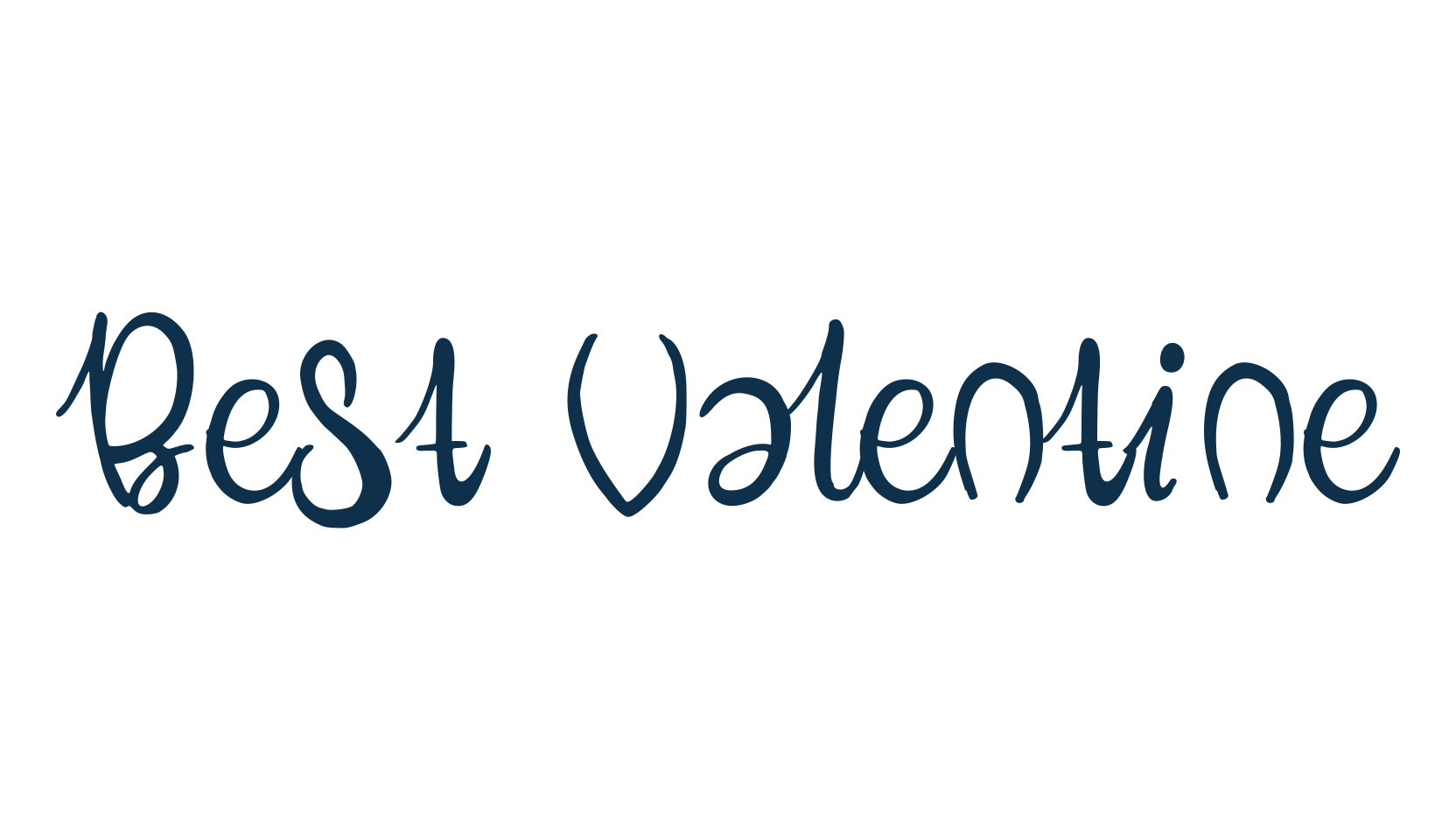 Best Valentine, script handwritten fancy decorative calligraphy font preview