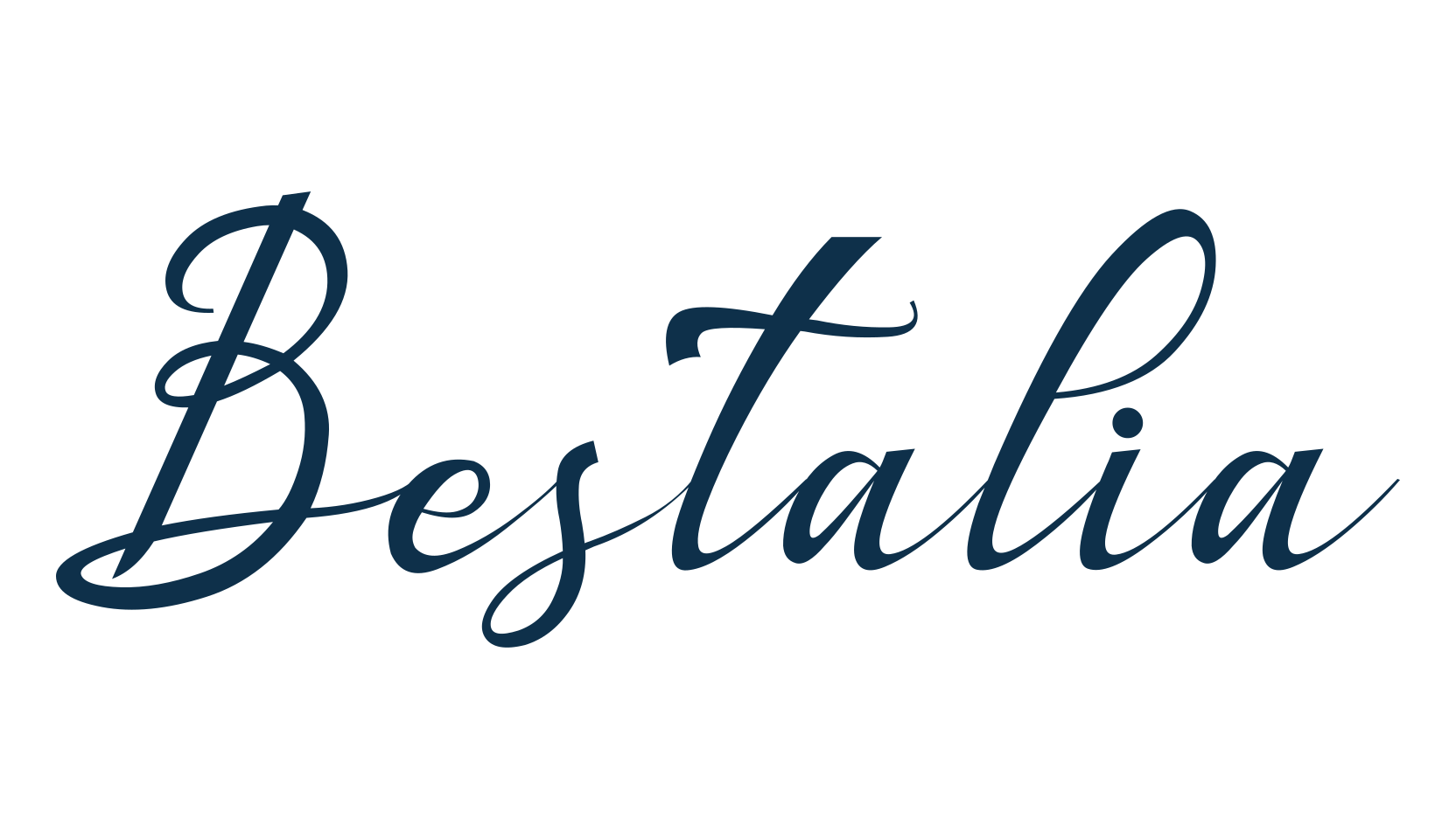 Bestalia (bestalia), script calligraphy fancy decorative font preview