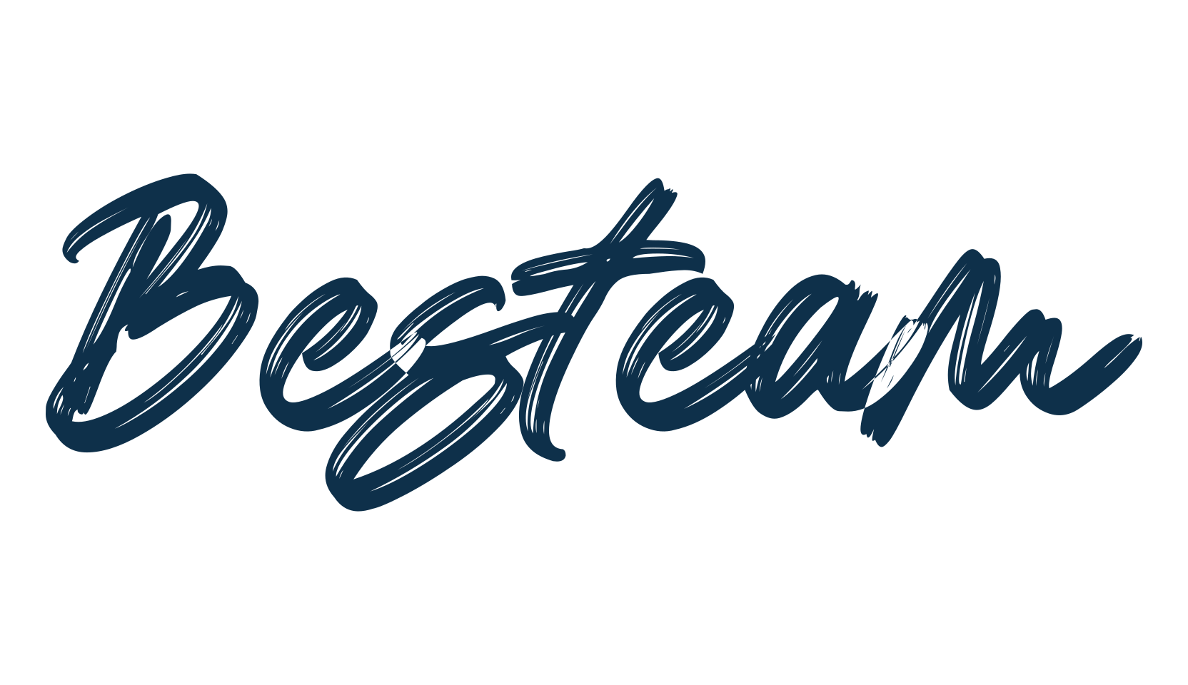 Besteam, script brush fancy decorative calligraphy font preview