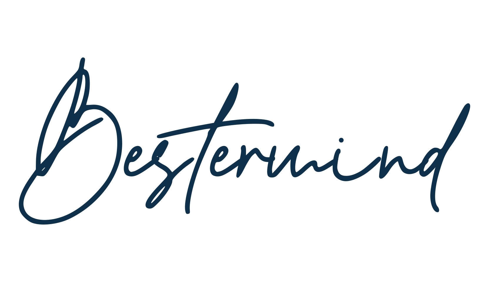 Bestermind, handwriting font preview