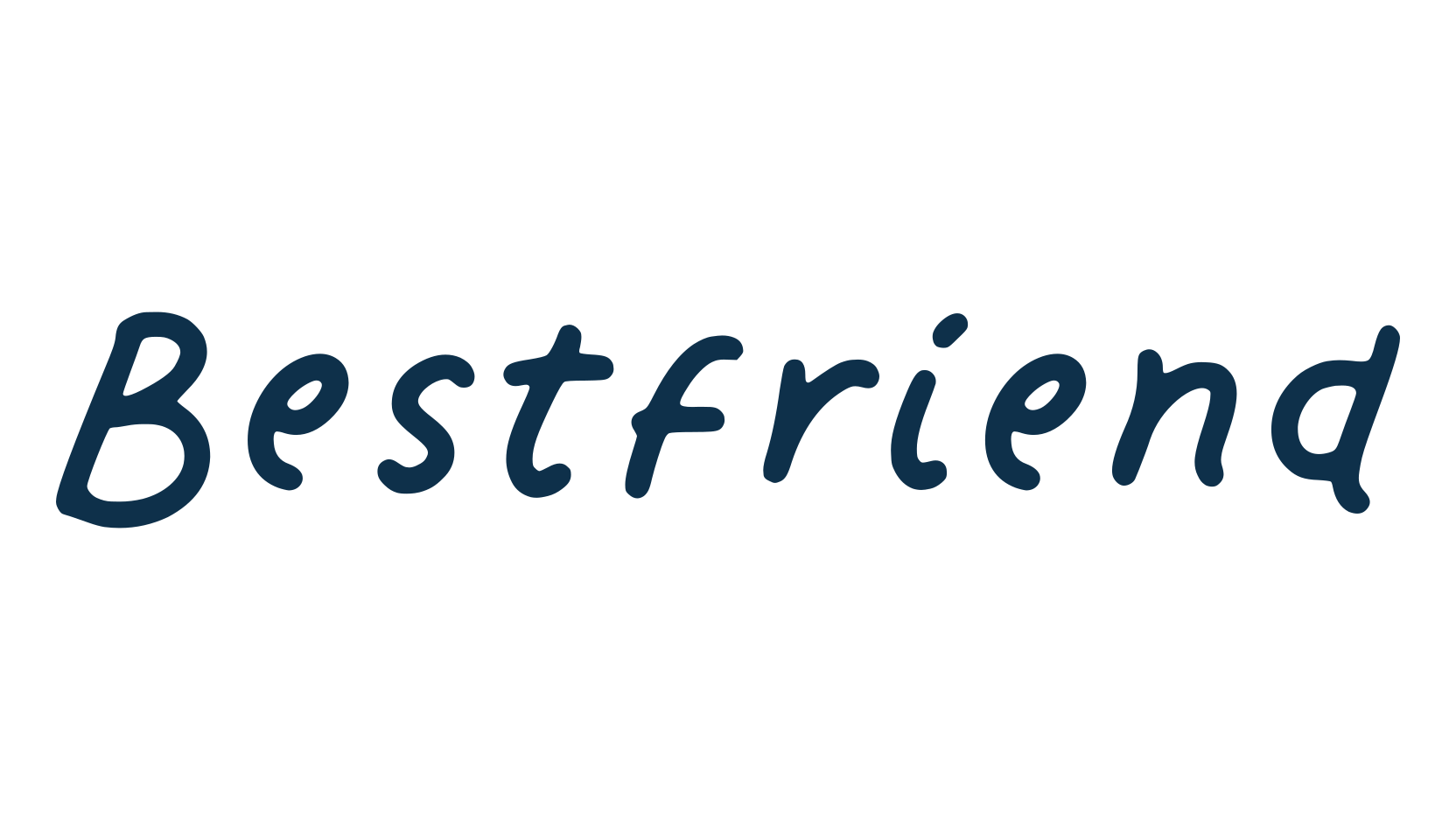 Bestfriend, fancy cartoon decorative comic font preview