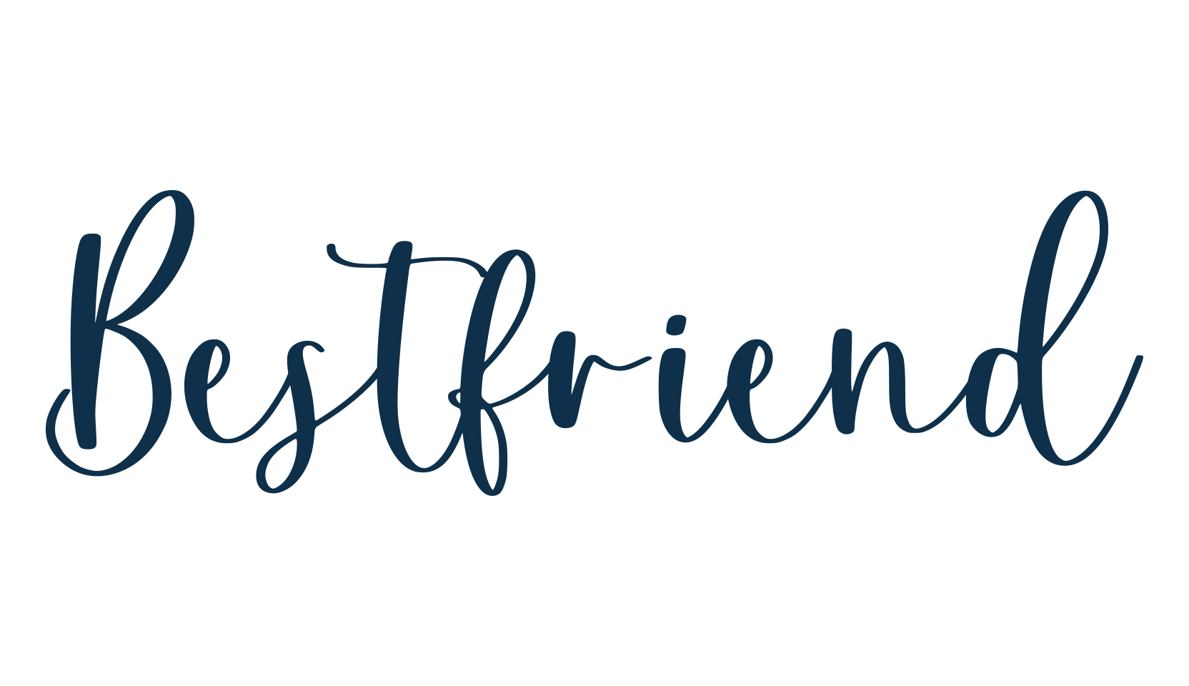 Bestfriend (bestfriend), script handwritten fancy decorative calligraphy font preview