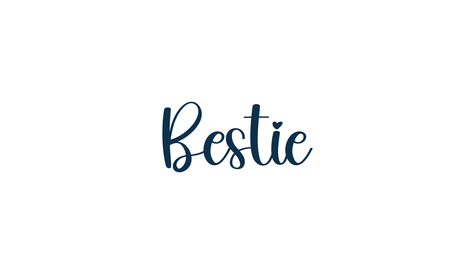 Bestie (bestie-3), calligraphy font preview