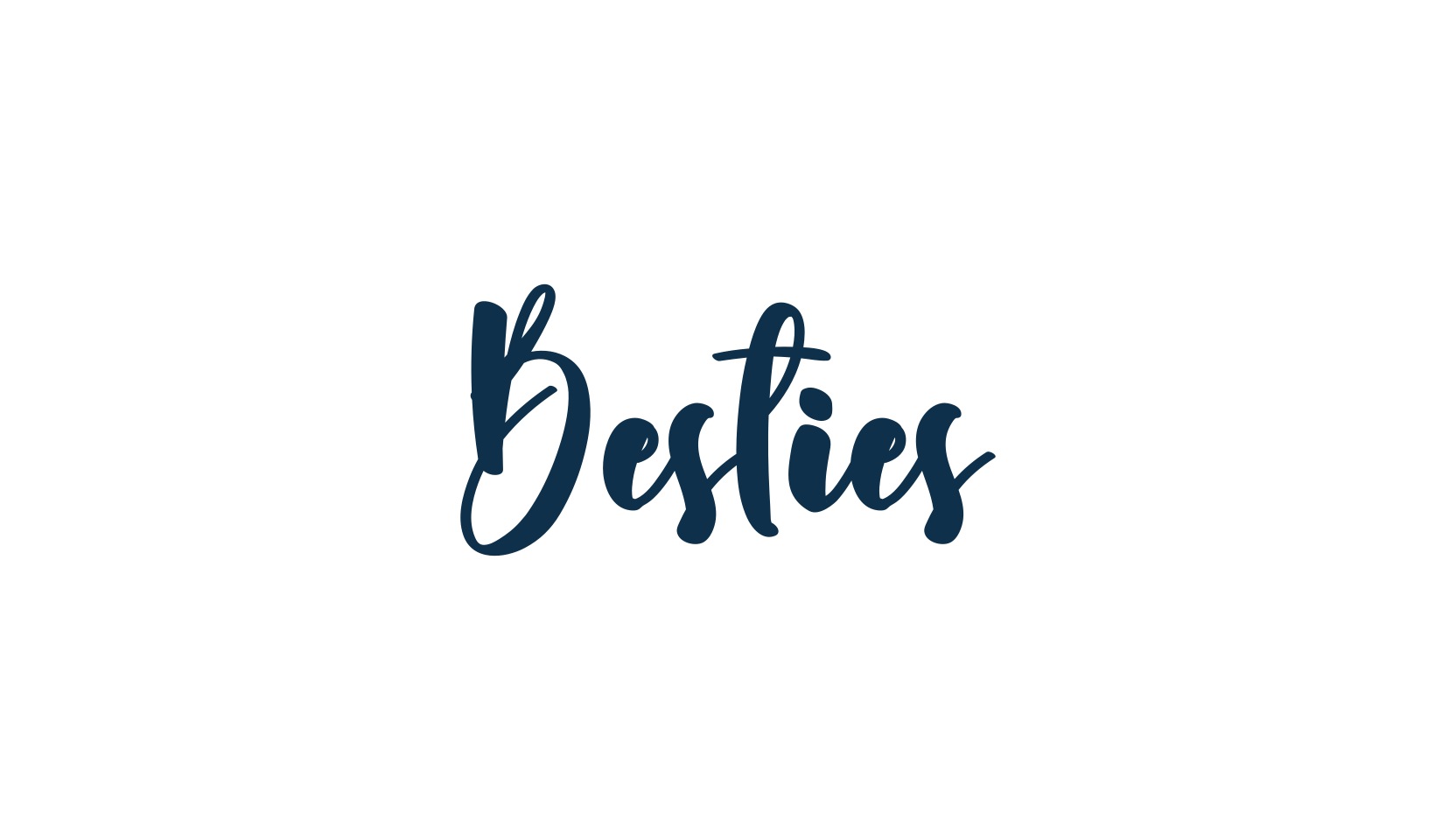 Besties (besties-3), script handwritten fancy decorative calligraphy font preview