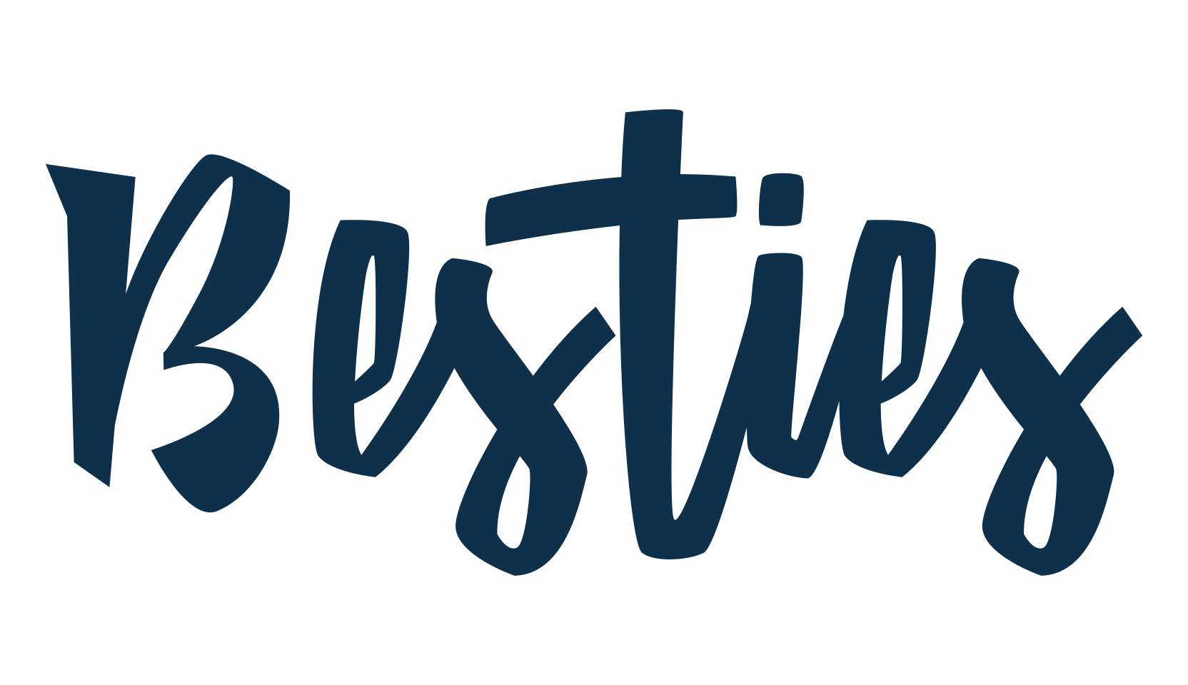 Besties (besties), display market font preview