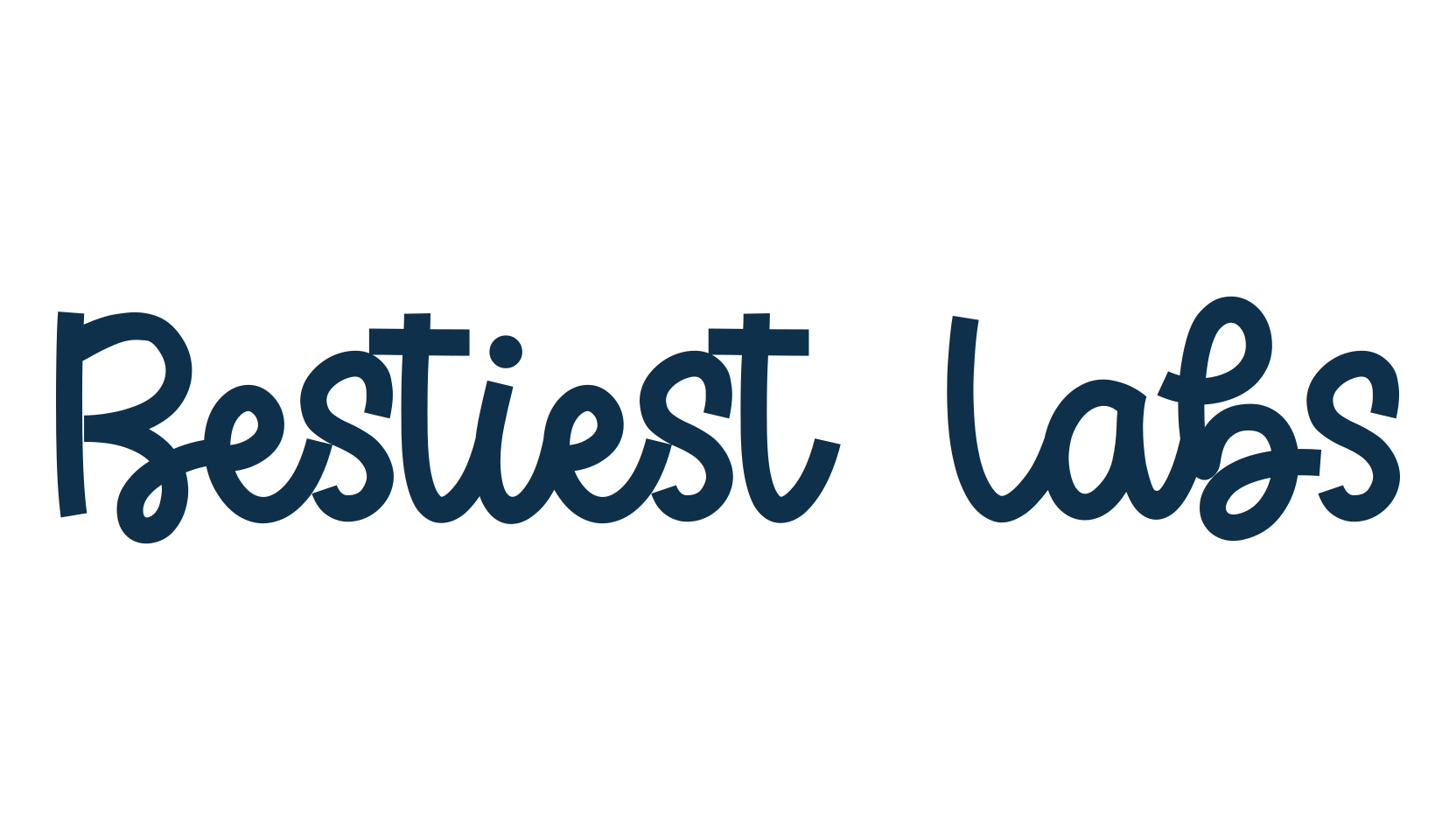 Bestiest Labs, fancy decorative font preview