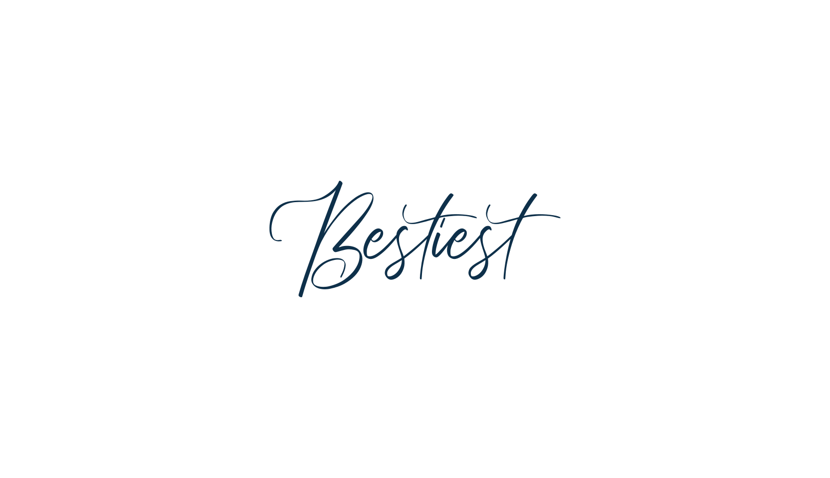 Bestiest, script calligraphy fancy decorative font preview
