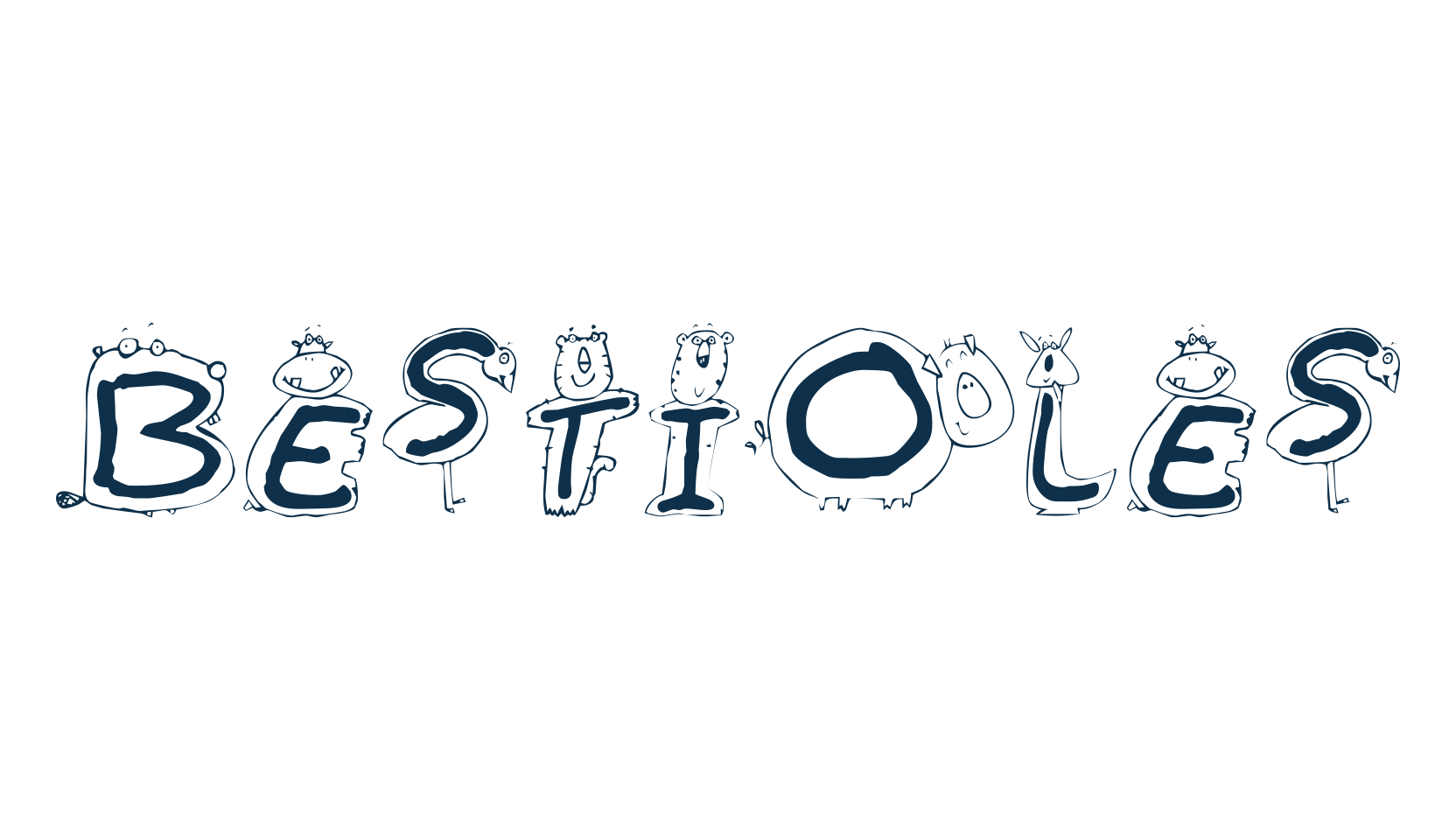 Bestioles, decorative font preview