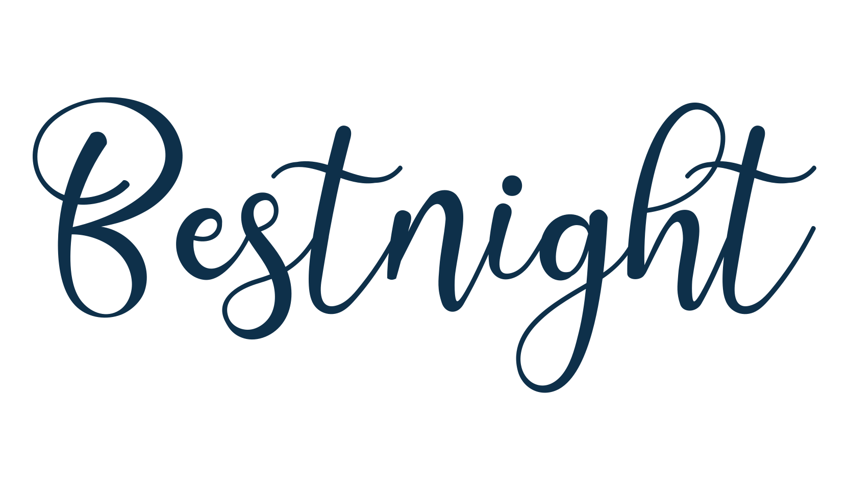Bestnight, fancy decorative font preview