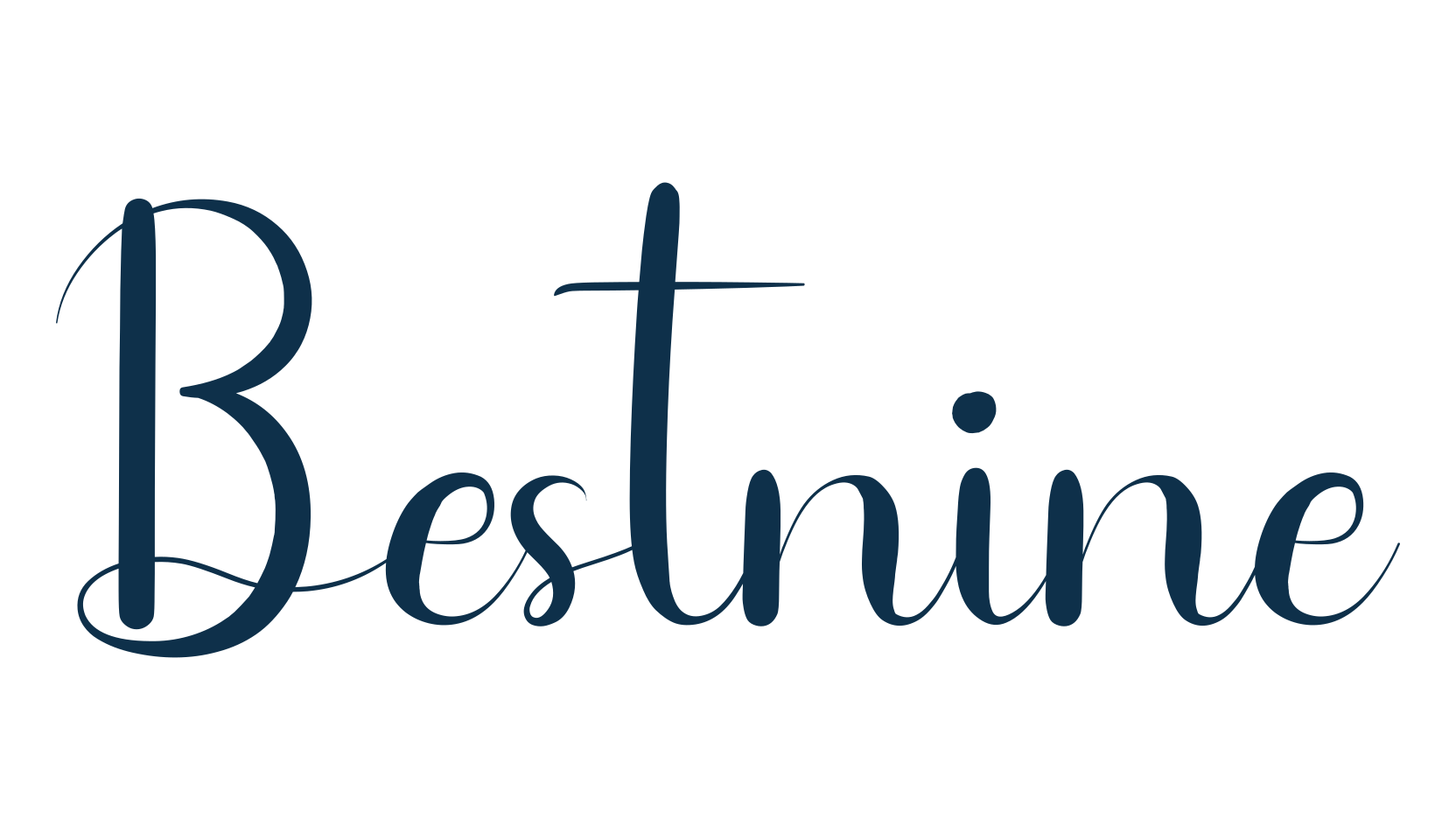 Bestnine, calligraphy font preview