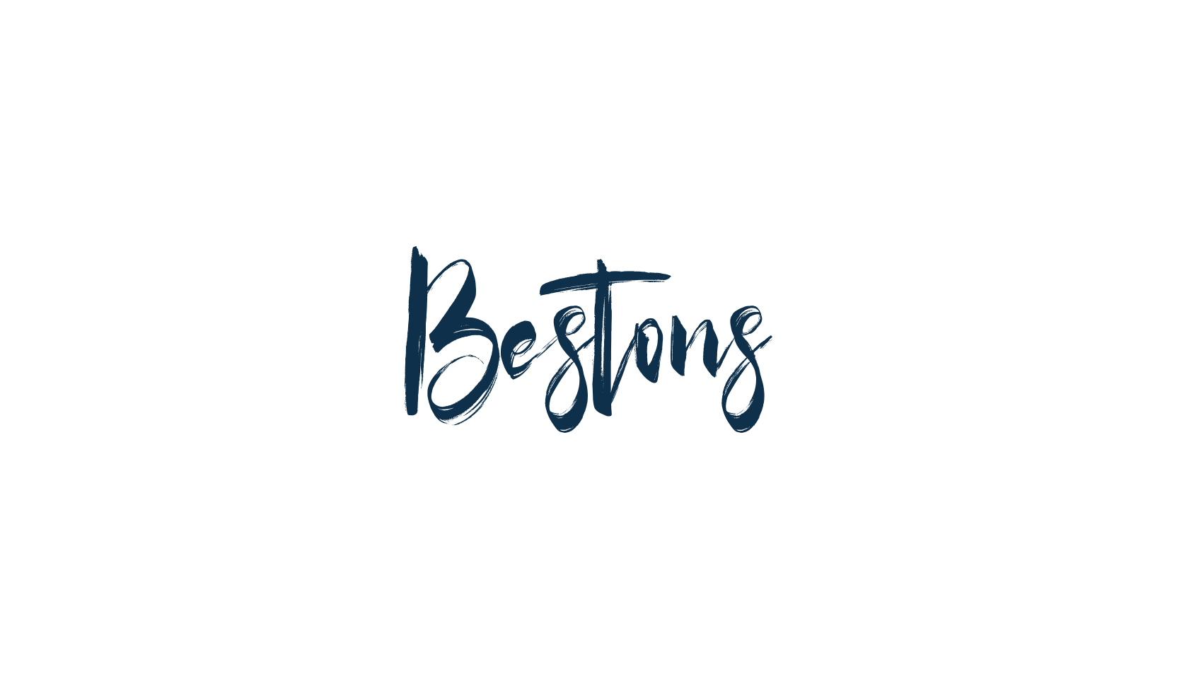 Bestons, brush font preview