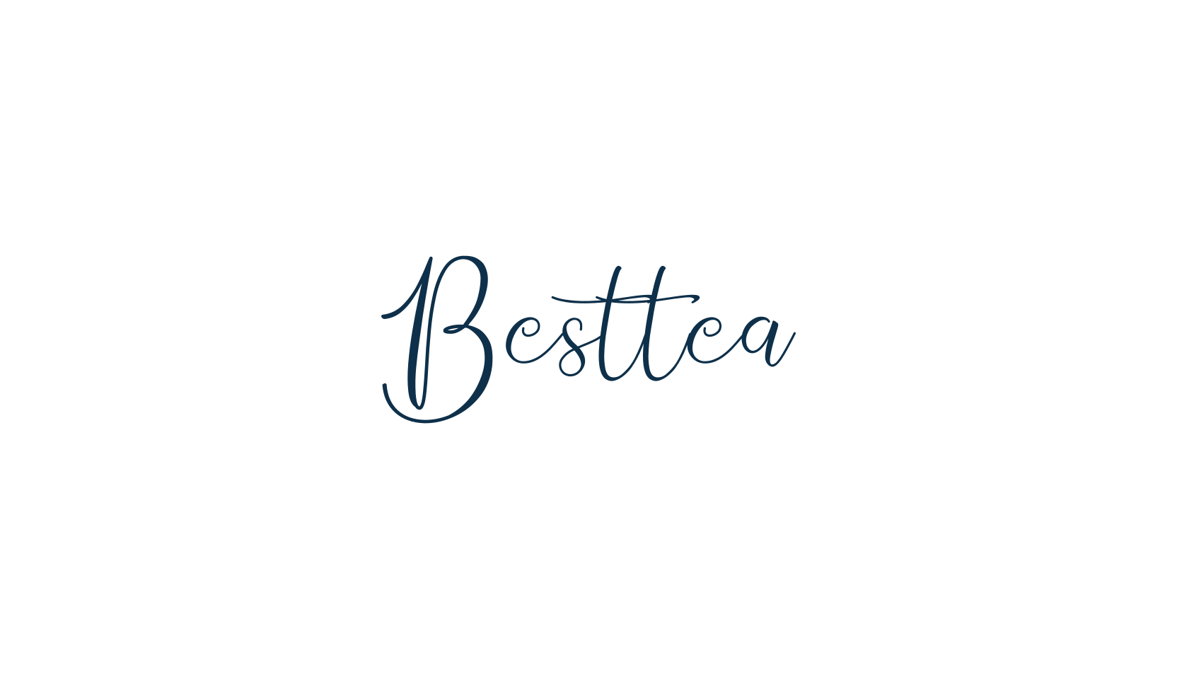 Besttea, script calligraphy fancy decorative font preview