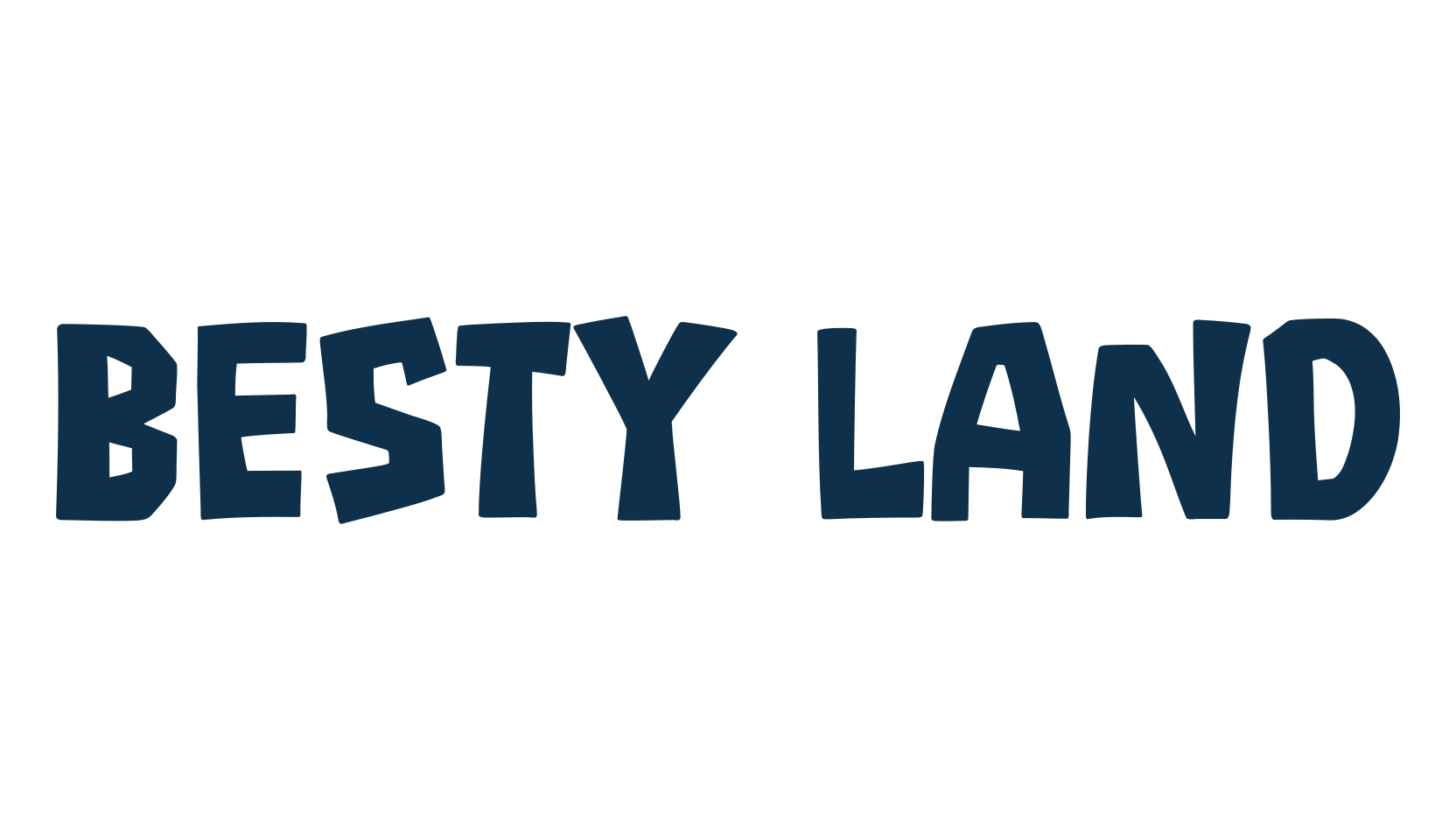Besty Land, fancy cartoon decorative font preview