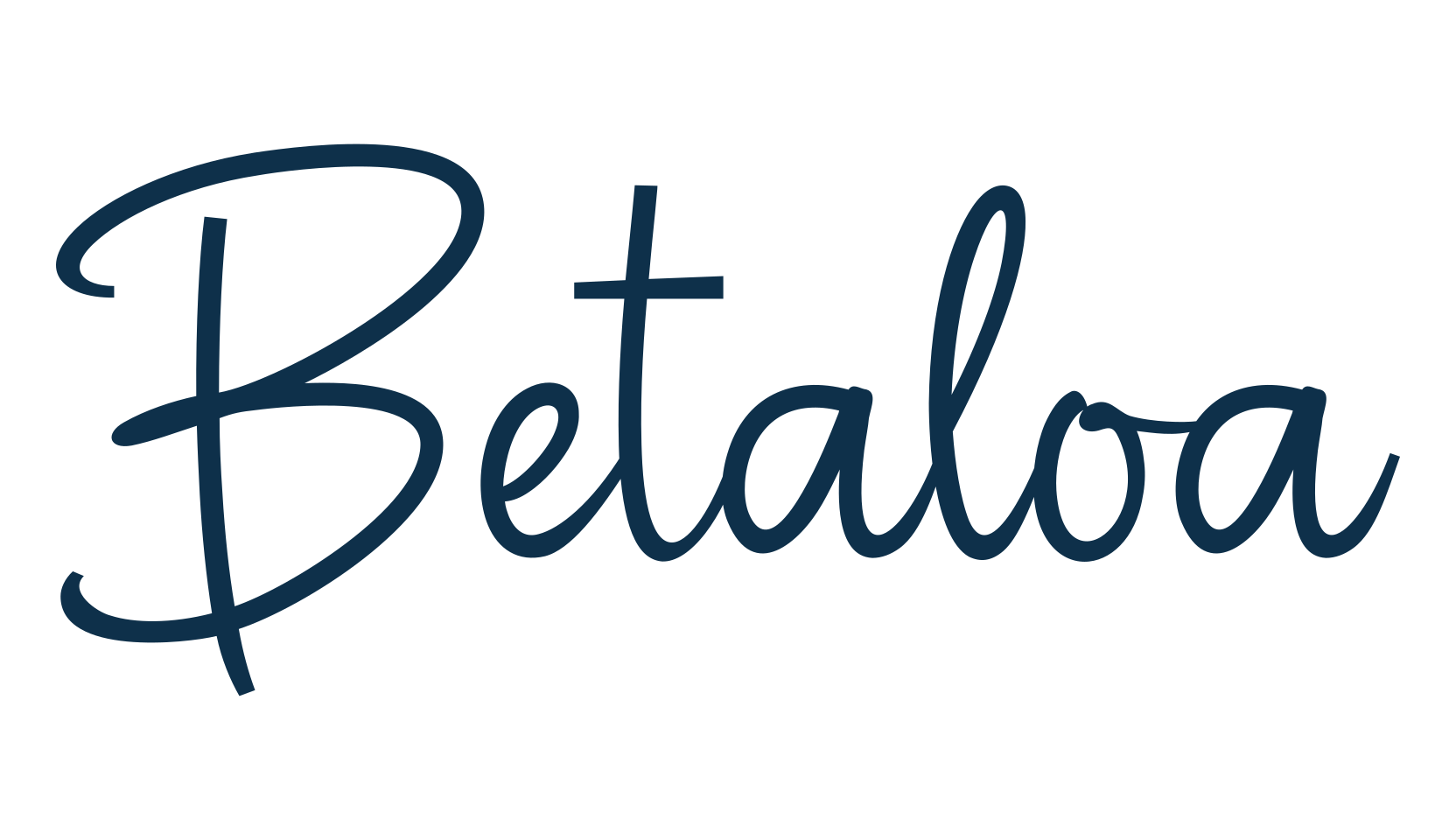 Betaloa, script handwritten fancy decorative calligraphy font preview