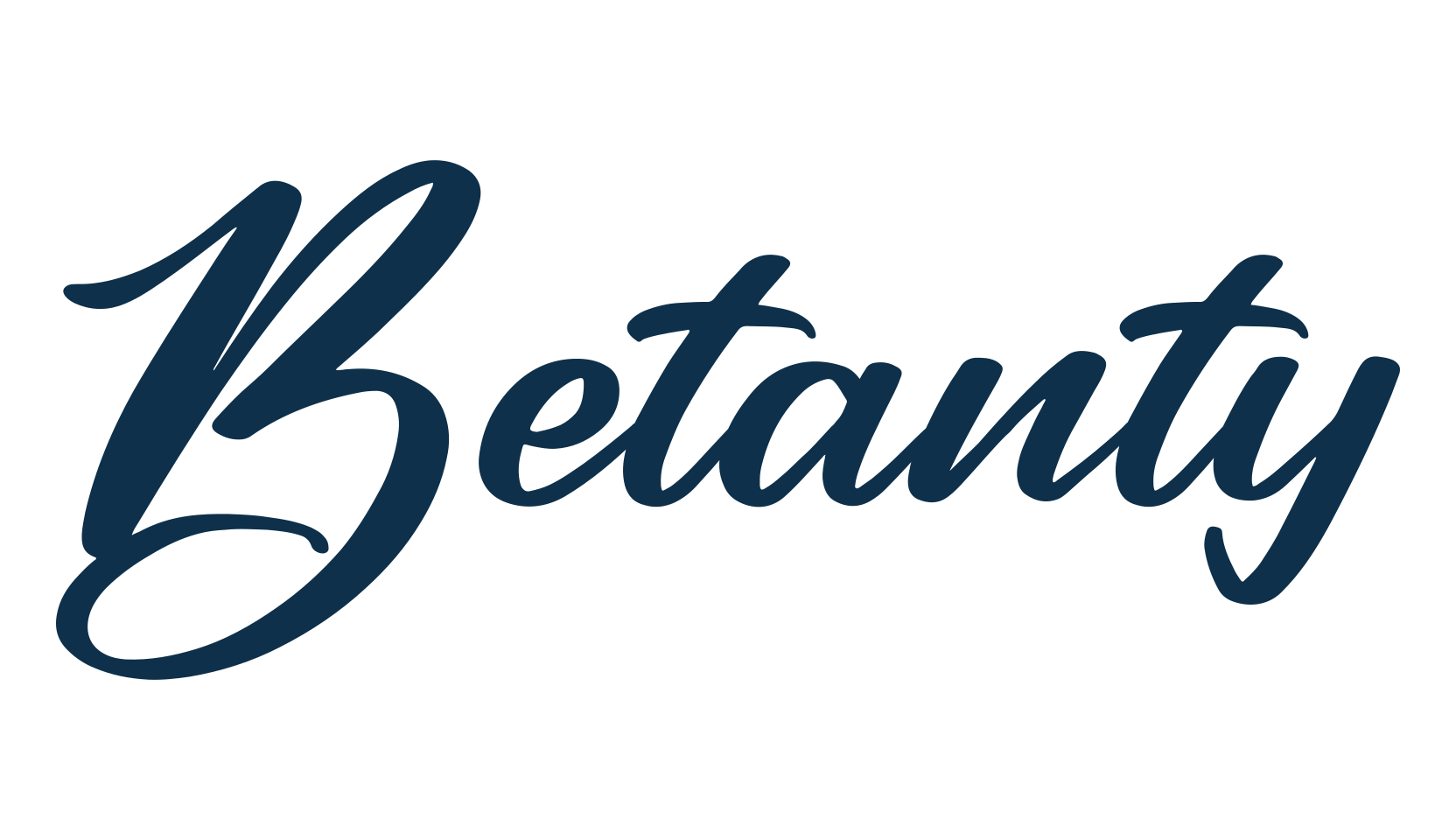 Betanty, script calligraphy fancy decorative font preview