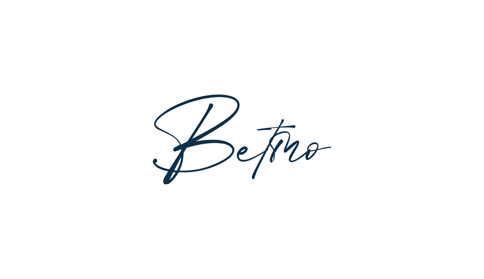 Betmo, script handwritten fancy decorative calligraphy font preview