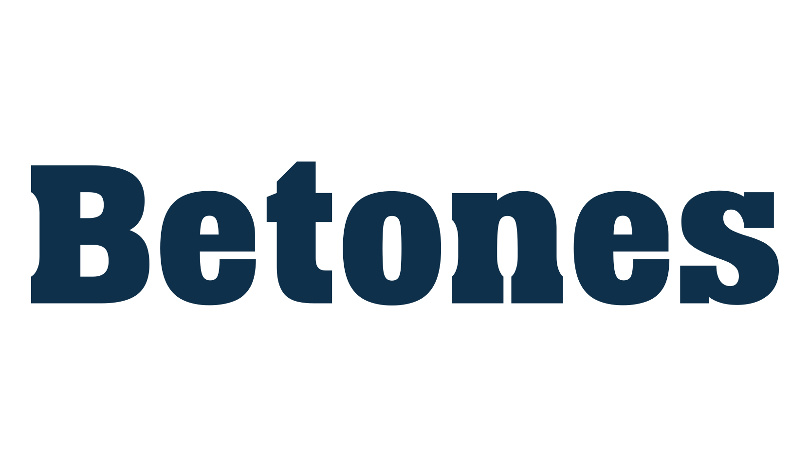Betones, basic serif font preview