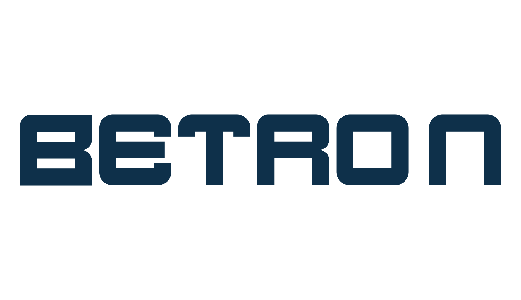 Betron, techno sci-fi font preview