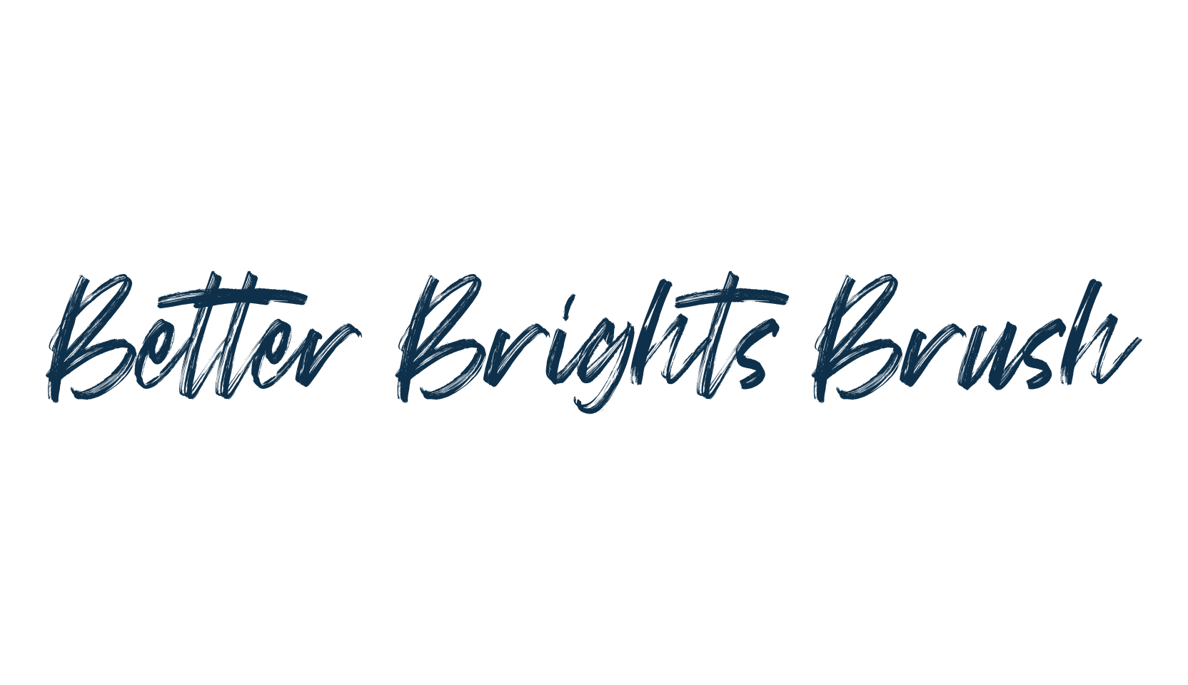 Better Brights Brush, script brush fancy decorative calligraphy font preview