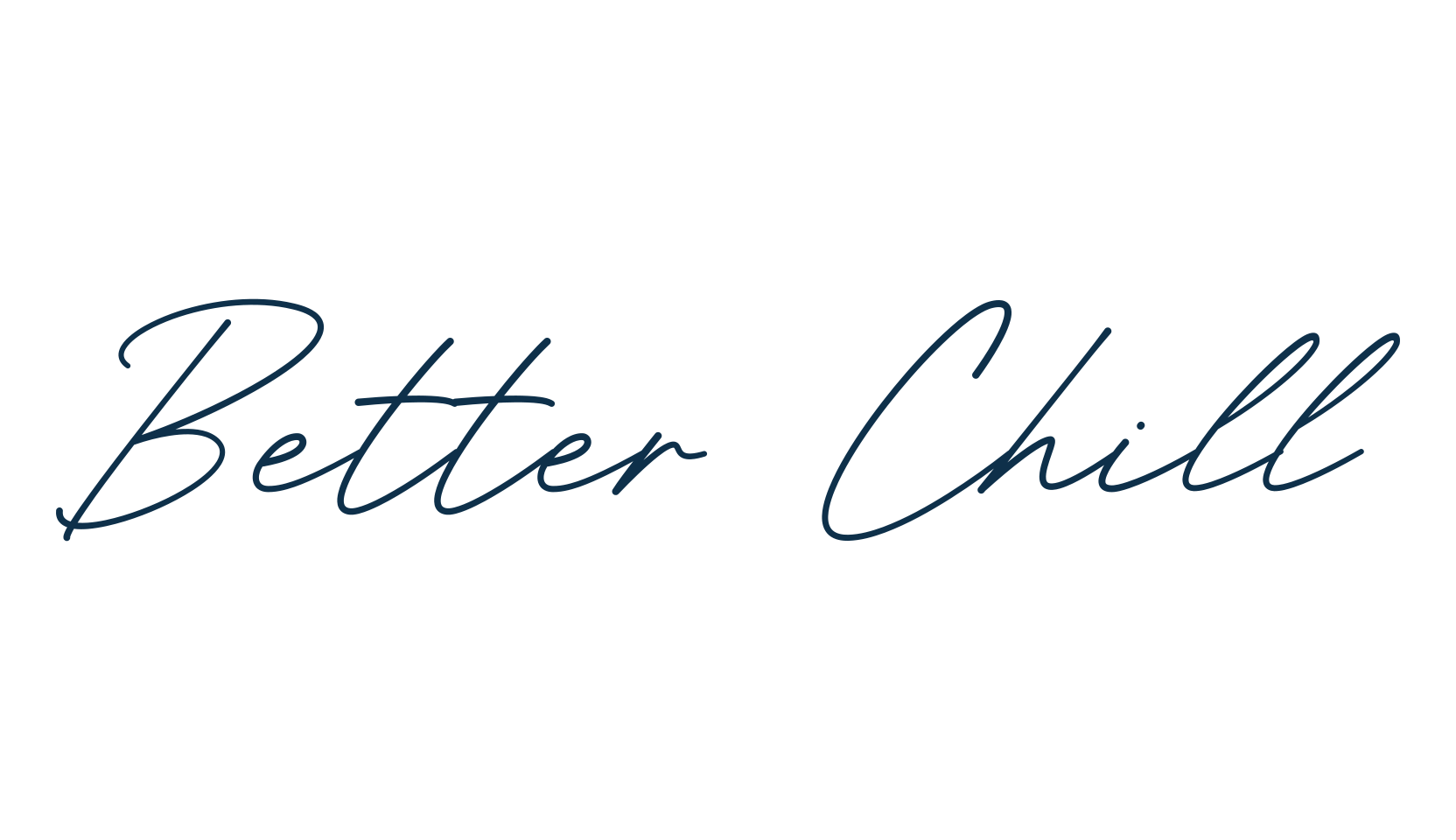 Better Chill, script handwritten fancy decorative calligraphy font preview