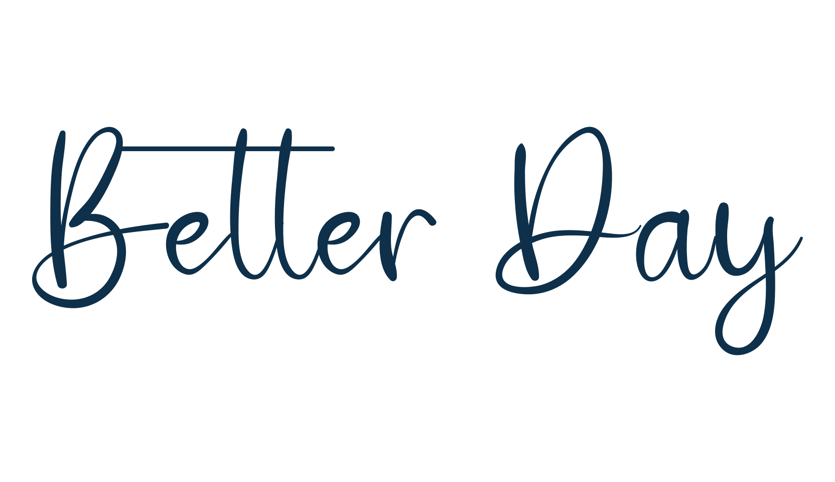 Better Day (better-day), handwriting font preview