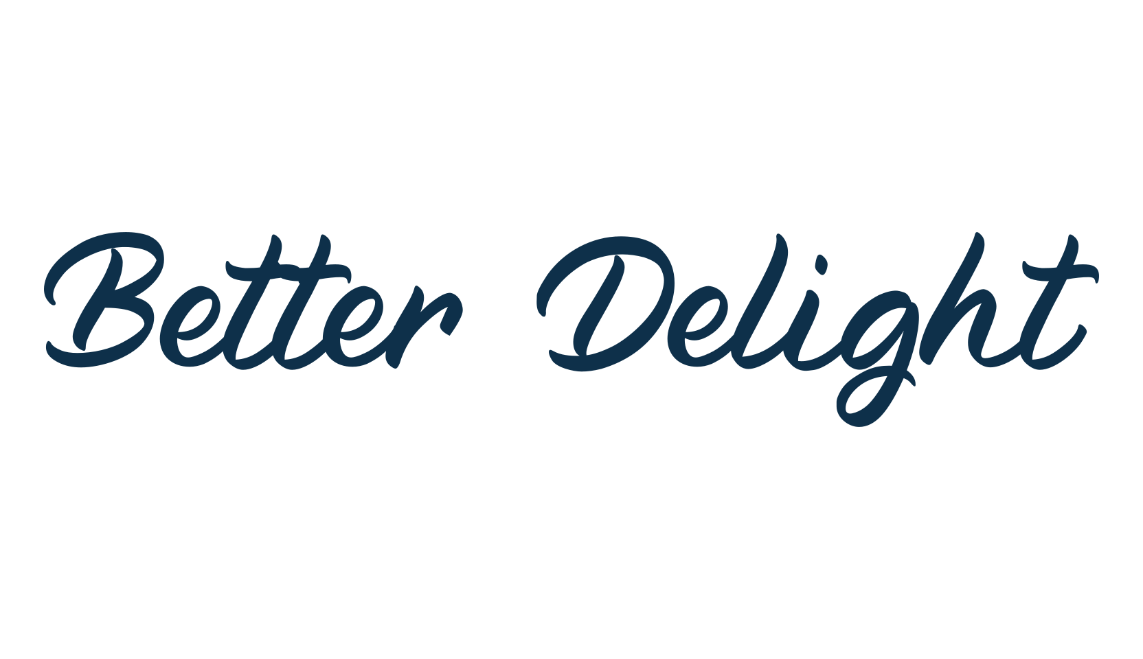 Better Delight, fancy decorative font preview
