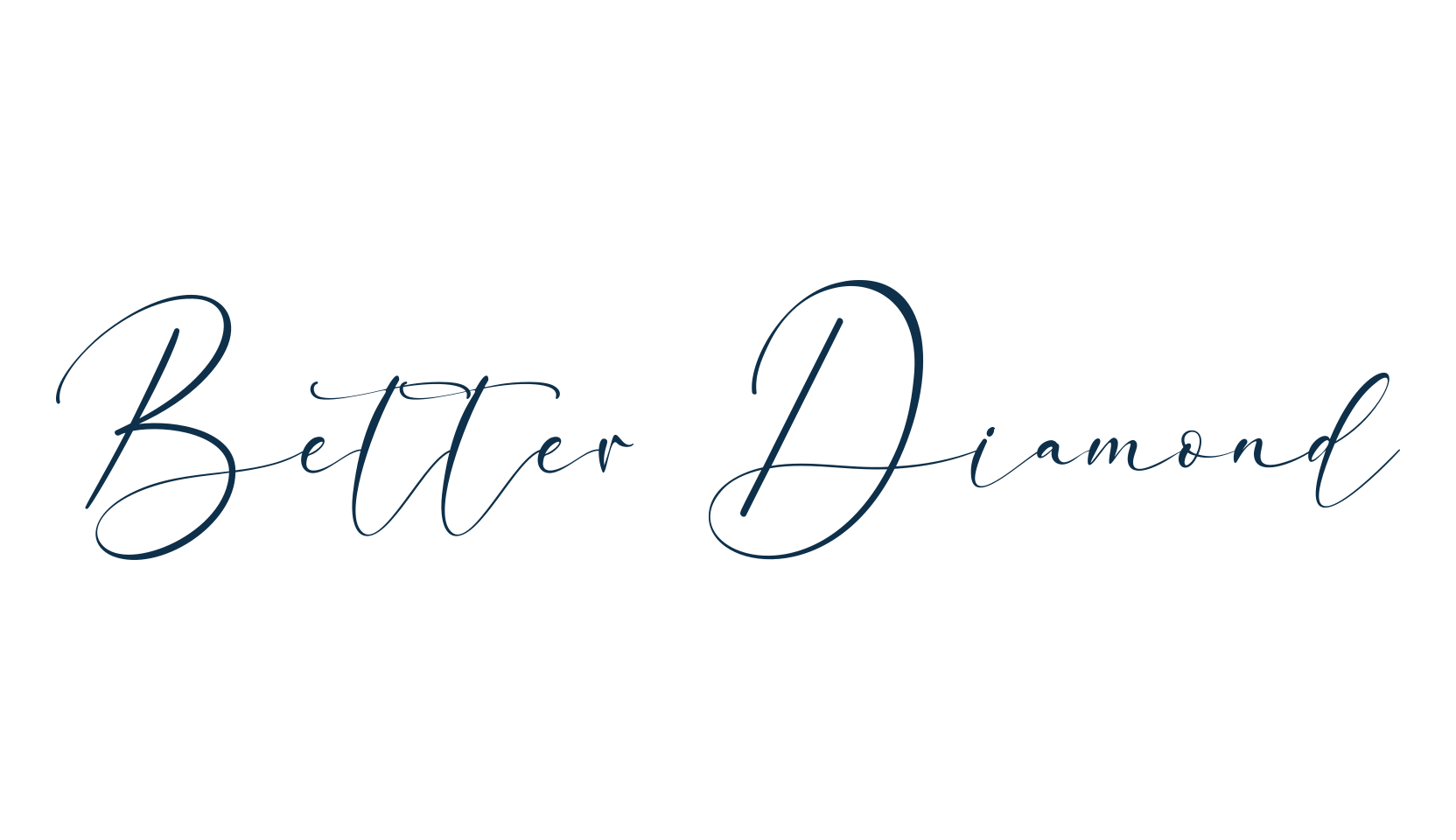 Better Diamond, script handwritten fancy decorative calligraphy font preview