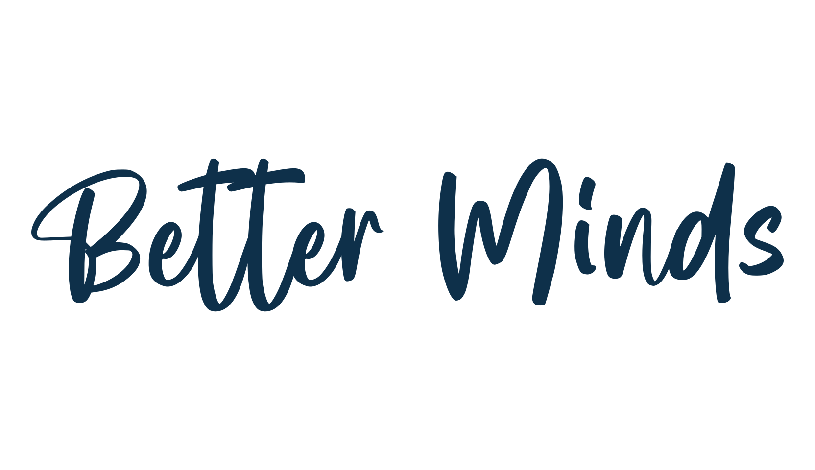 Better Minds, script handwritten fancy decorative calligraphy font preview