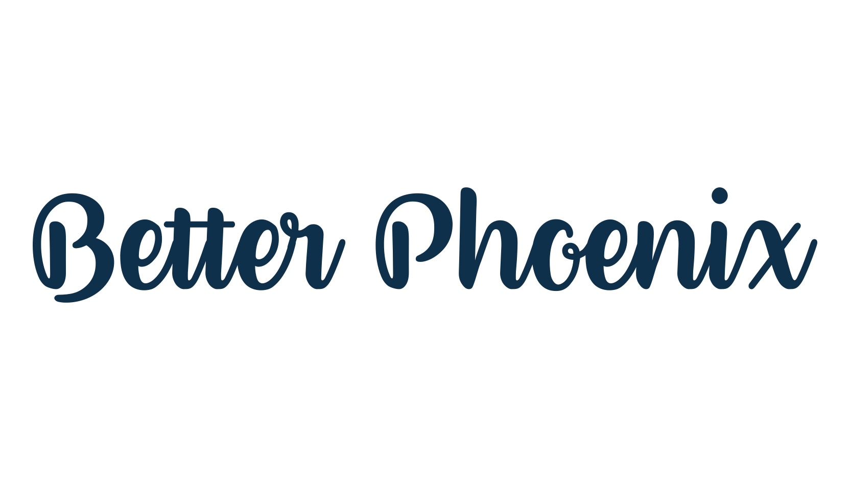 Better Phoenix, script brush fancy decorative calligraphy font preview