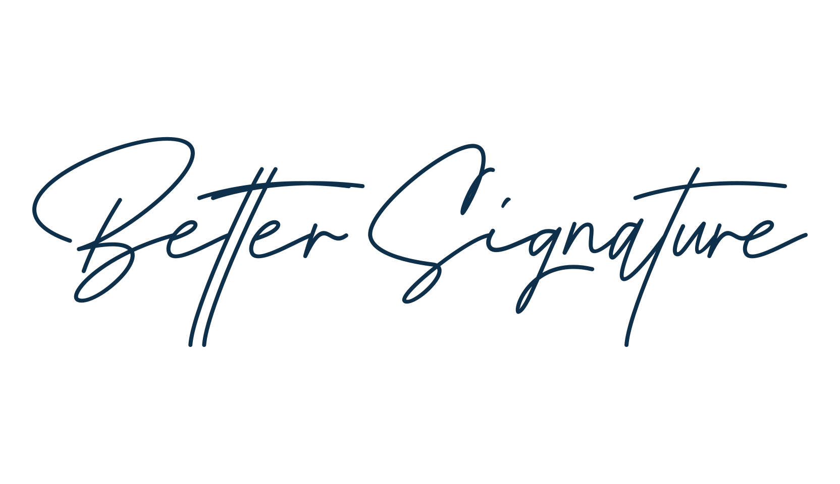 Better Signature, script handwritten fancy decorative calligraphy font preview