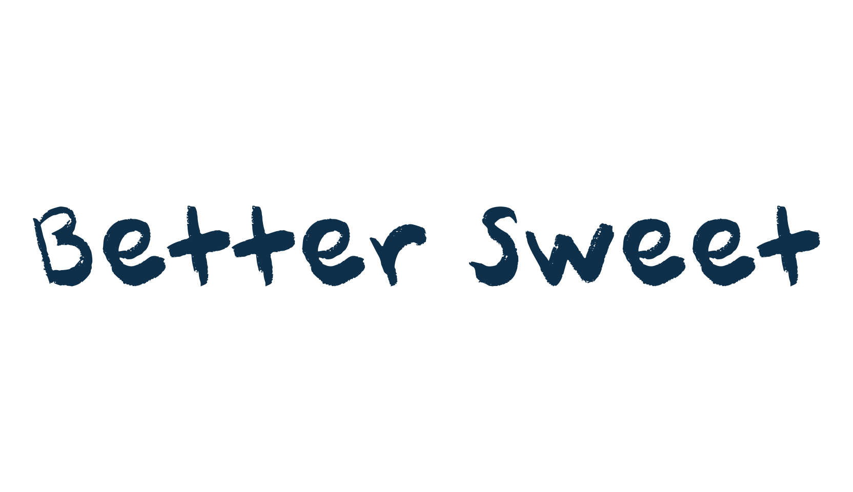 Better Sweet, script brush fancy decorative calligraphy font preview
