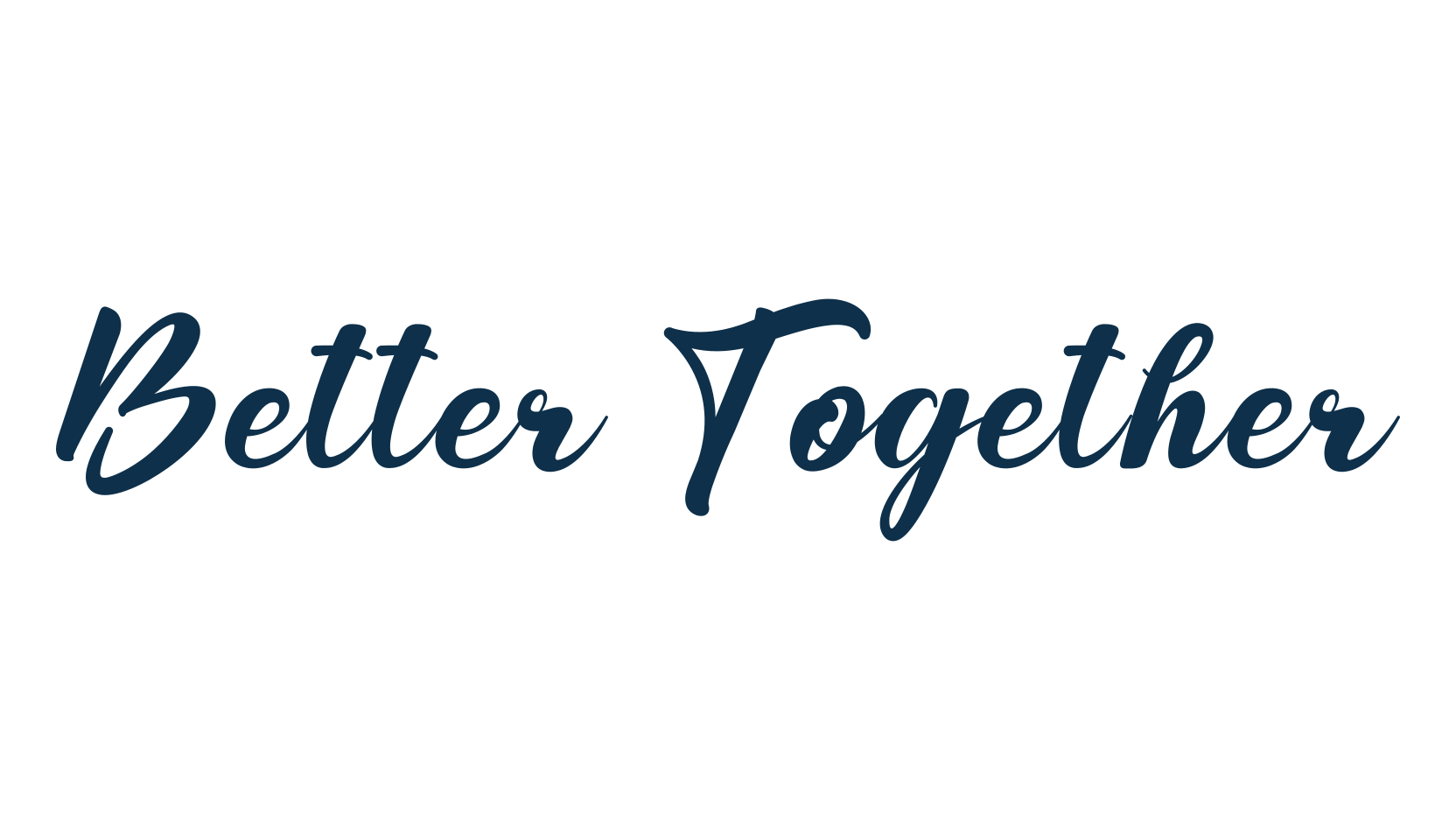 Better Together (better-together-2), calligraphy font preview
