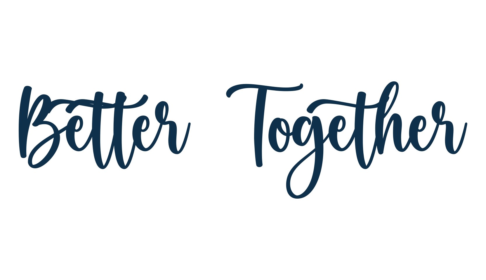 Better Together (better-together-3), calligraphy font preview