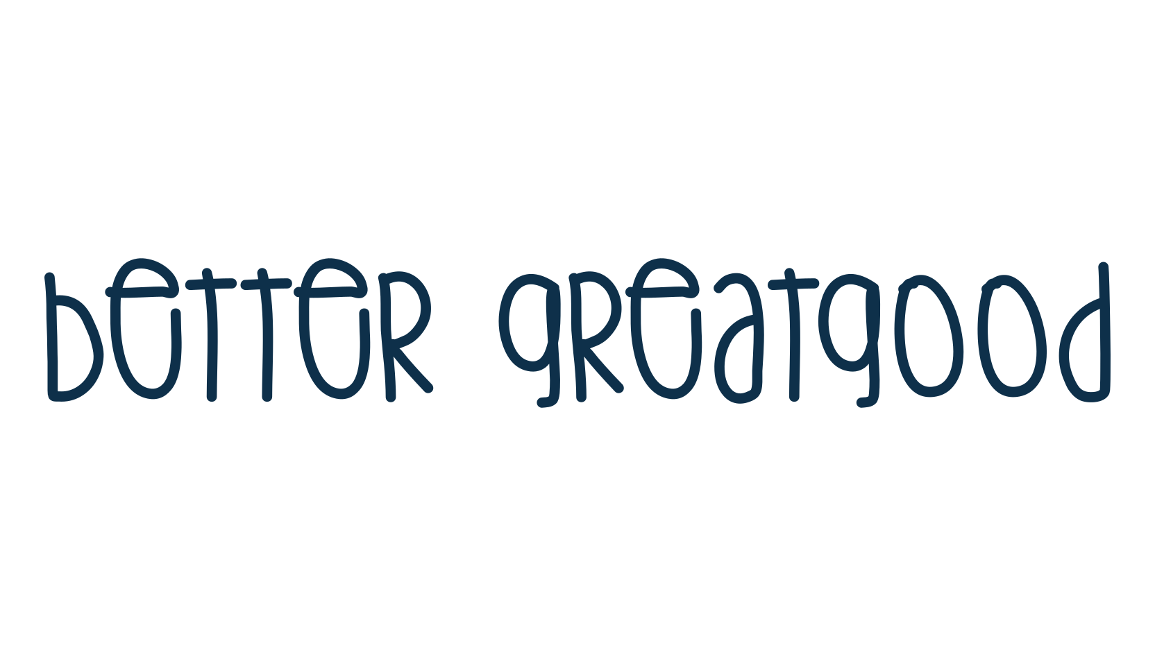 Better Greatgood, script handwritten fancy decorative calligraphy font preview