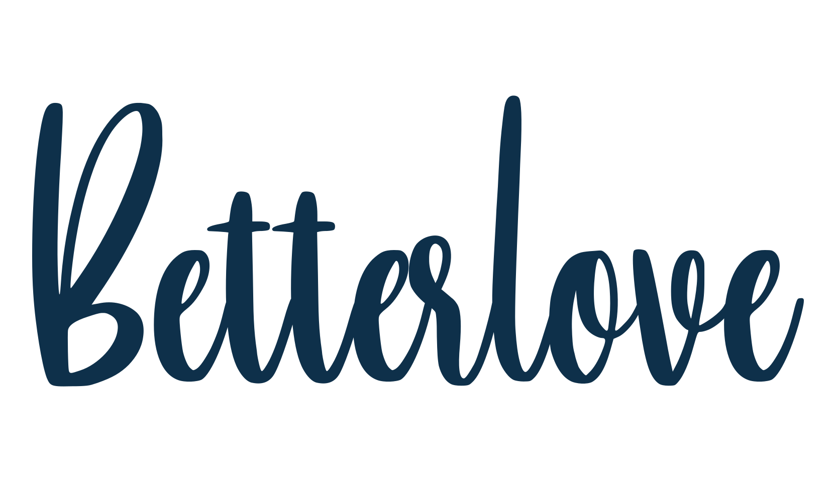 Betterlove, script handwritten fancy decorative calligraphy font preview