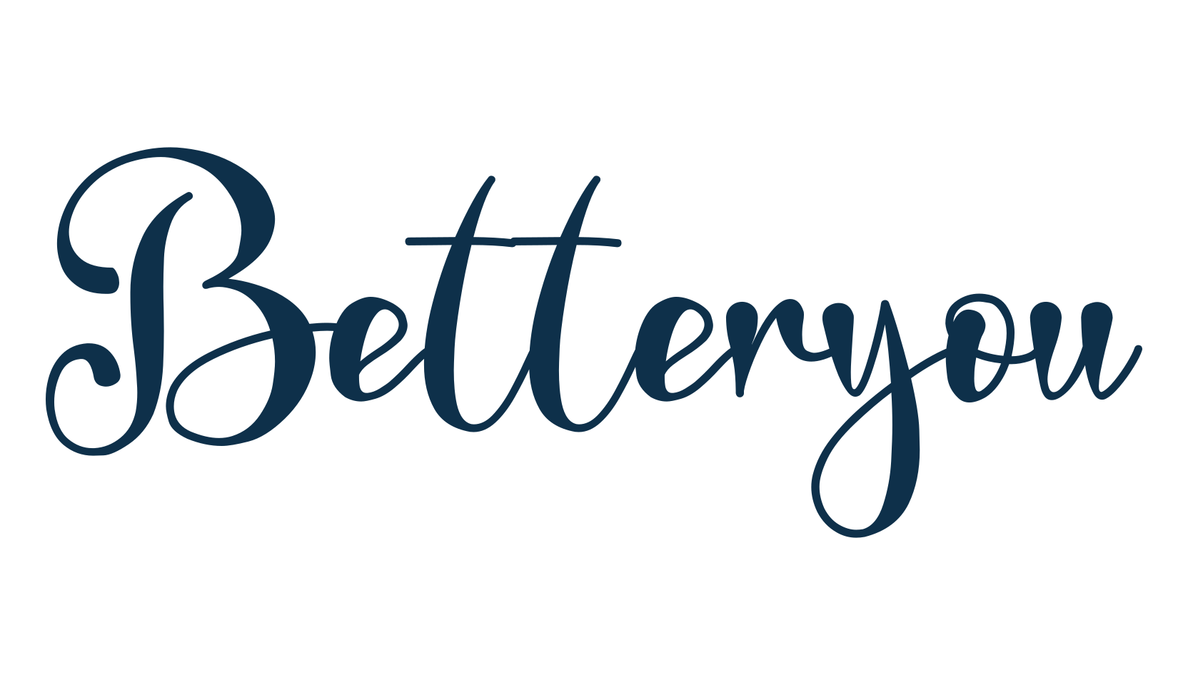 Betteryou, calligraphy font preview