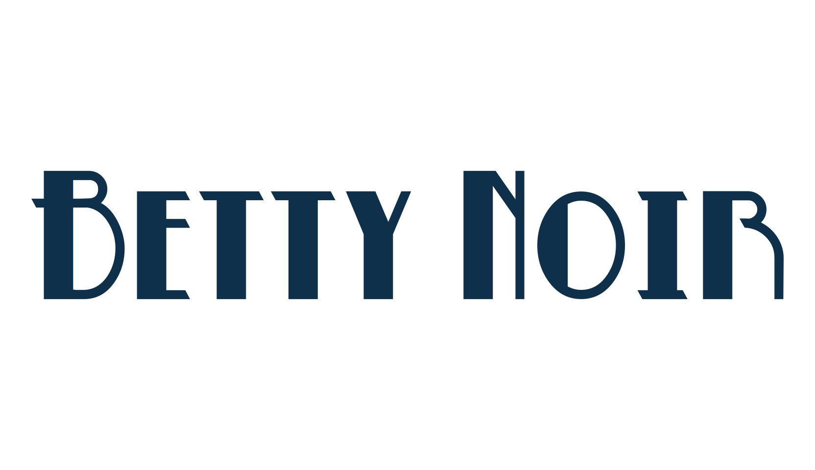 Betty Noir, fancy retro decorative font preview