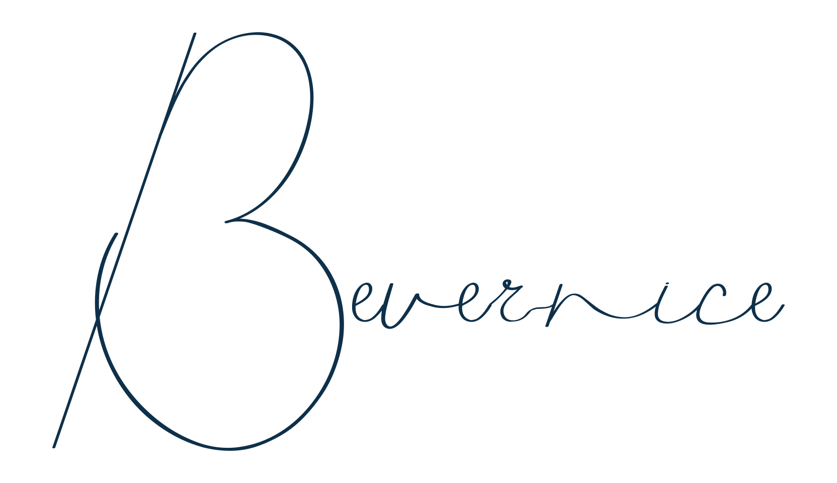Bevernice, script handwritten fancy decorative calligraphy font preview