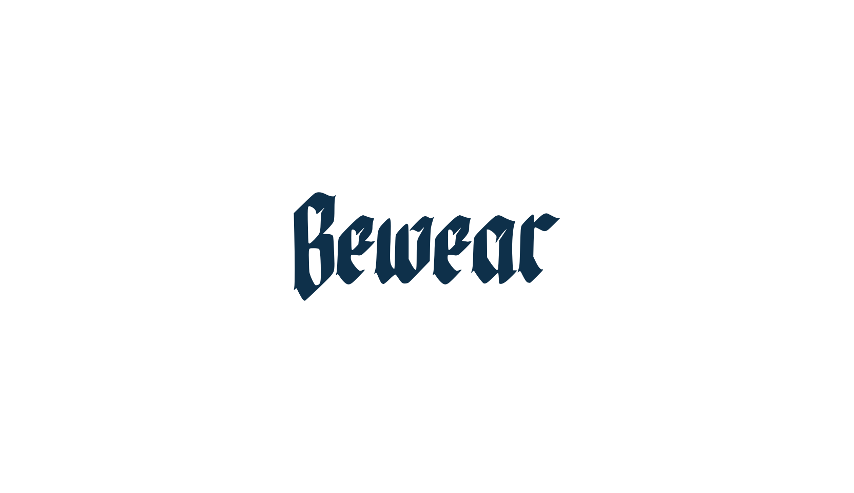 Bewear, modern font preview