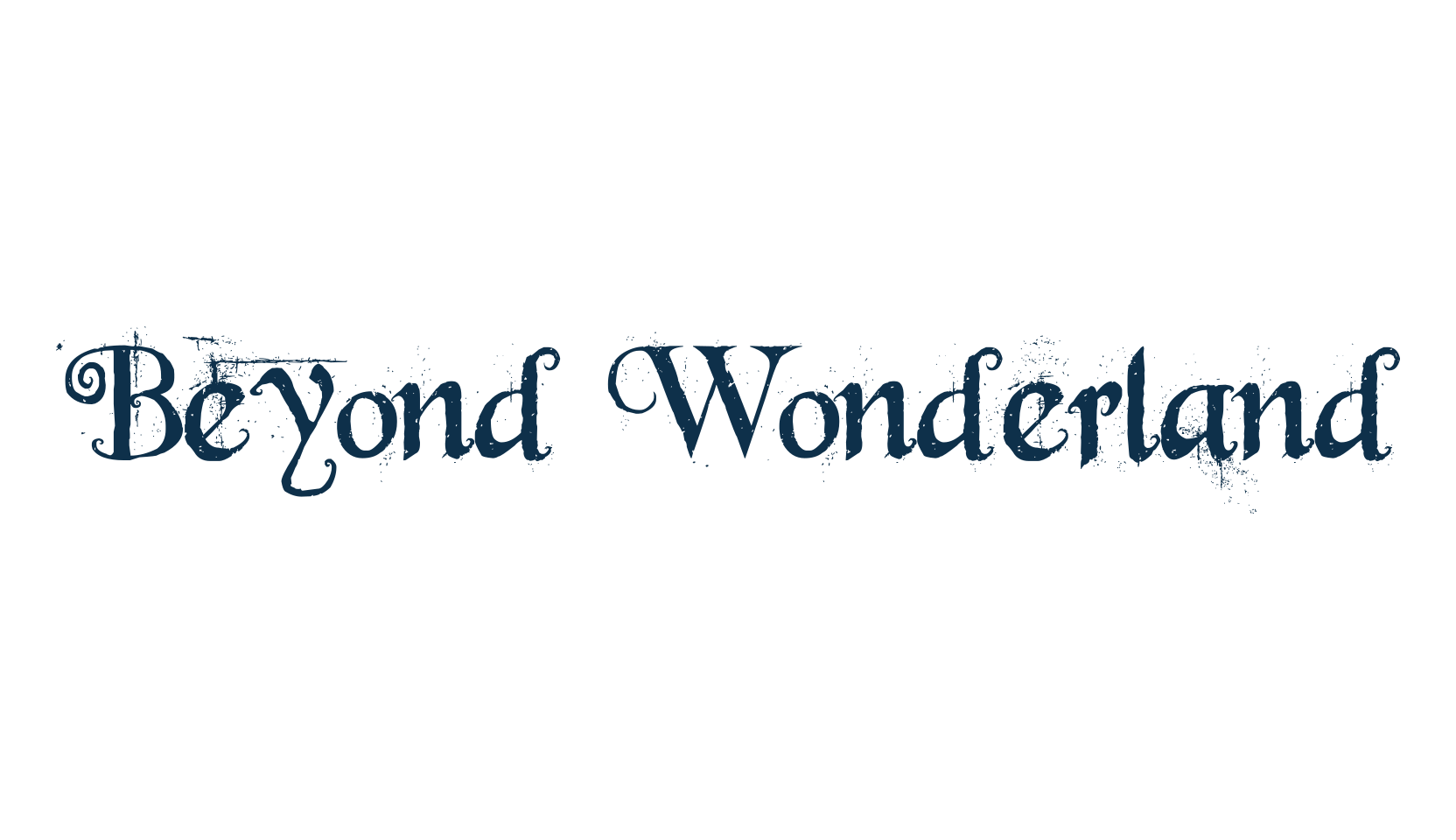Beyond Wonderland, various font preview