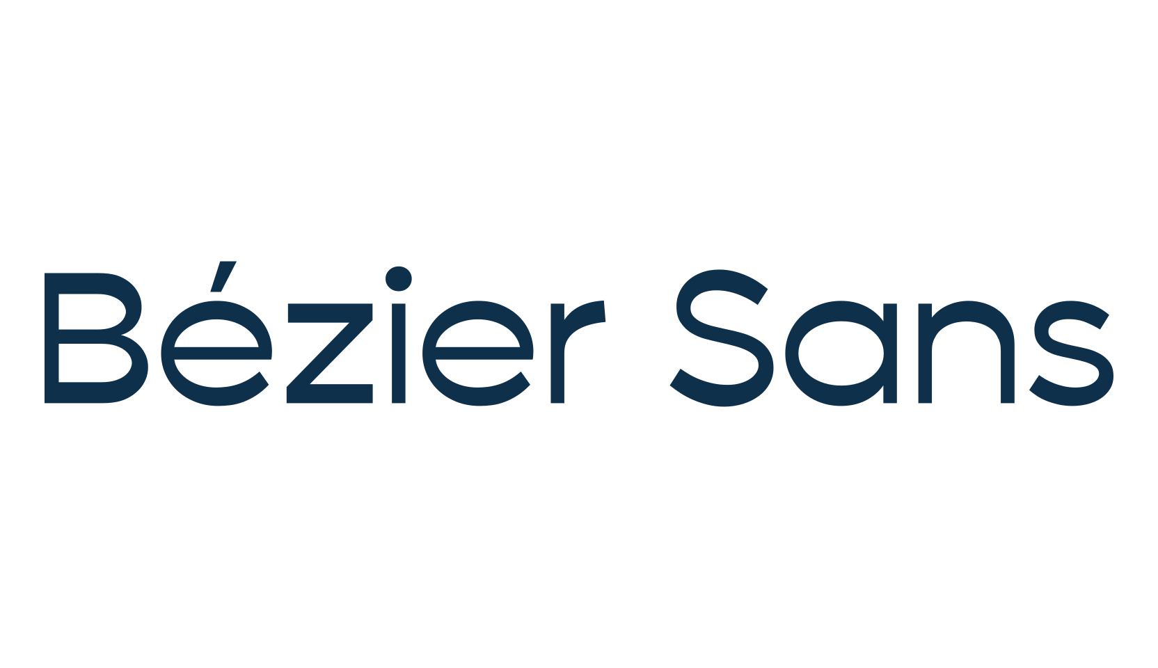 Bézier Sans, basic sans serif font preview
