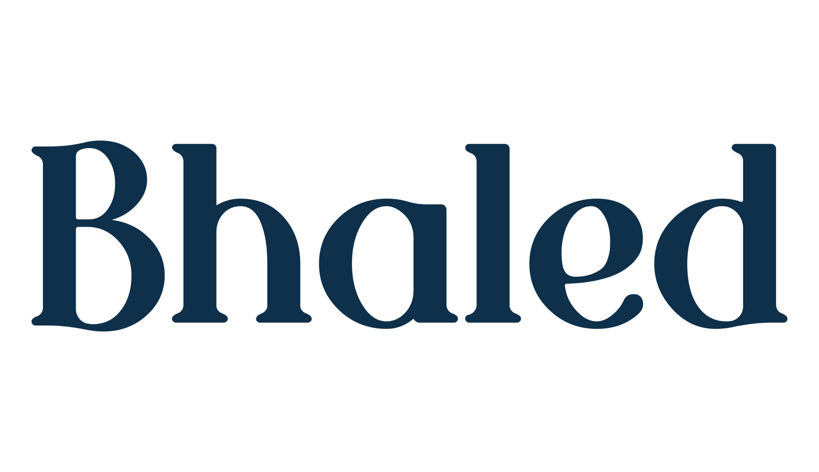Bhaled, basic serif font preview